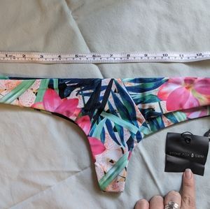 Stone Fox Swim Bikini Bottom - Aloha Daze - Small